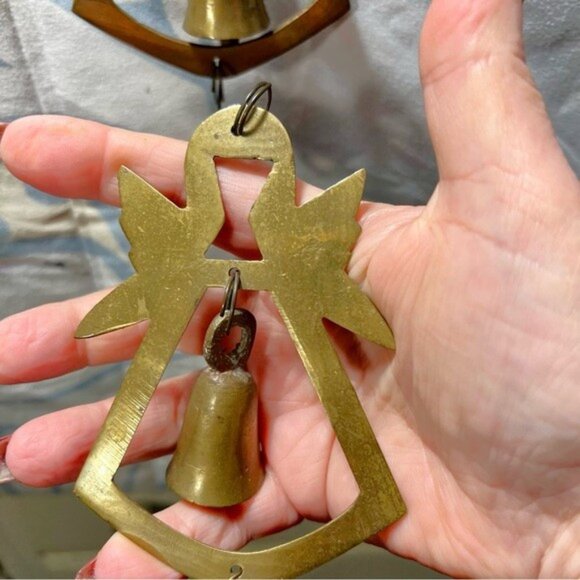 Sarna Brass Angel Wind chime - Picture 2 of 8